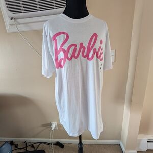 Barbie Kids White and Pink T-Shirt